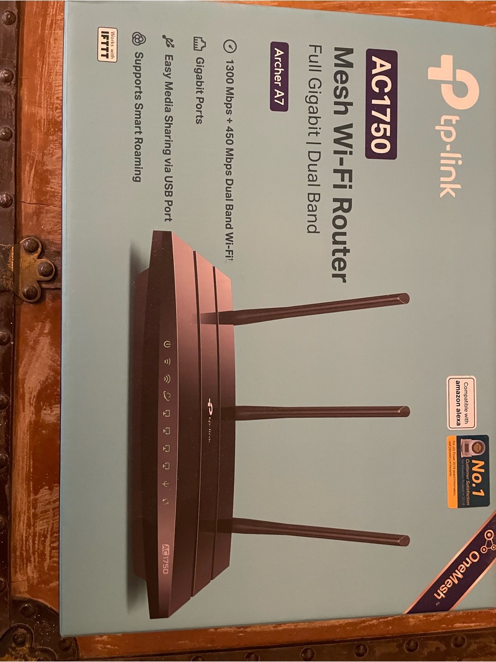 TP-Link AC1750 Archer A7 Dual-Band Router in Black